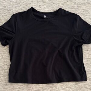 all in motion women’s crew neck Black Performance Tee — Moisture-Wicking Fabric